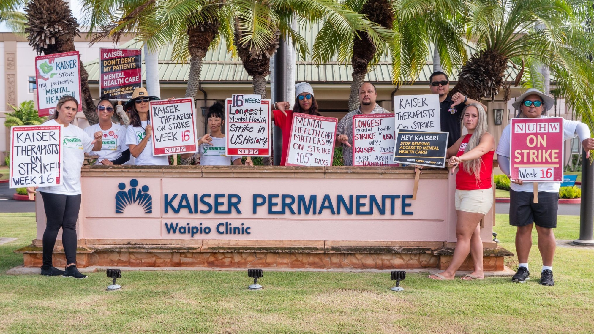 HSTA supports Kaiser mental health care workers during lengthy strike